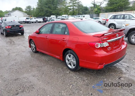 2012 Toyota Corolla S из США, поврежденный, VIN 2T1BU4EE1CC771389
